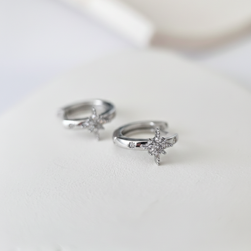 Glimmer Hoop Earrings