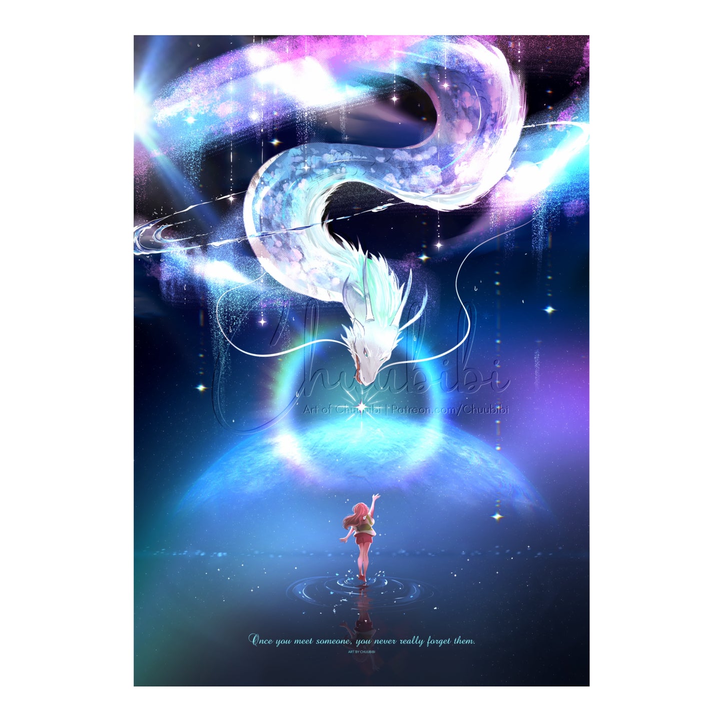 Chihiro and Haku Art Print