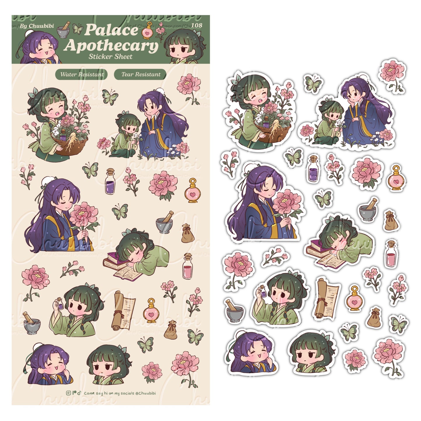 Palace Apothecary Sticker Sheet