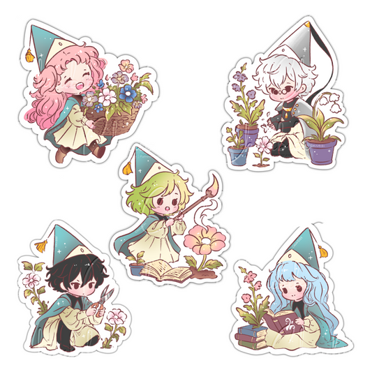 Witch Hat Vinyl Stickers