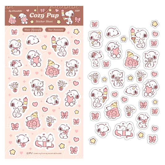 Sweet Snoopy Sticker Sheet