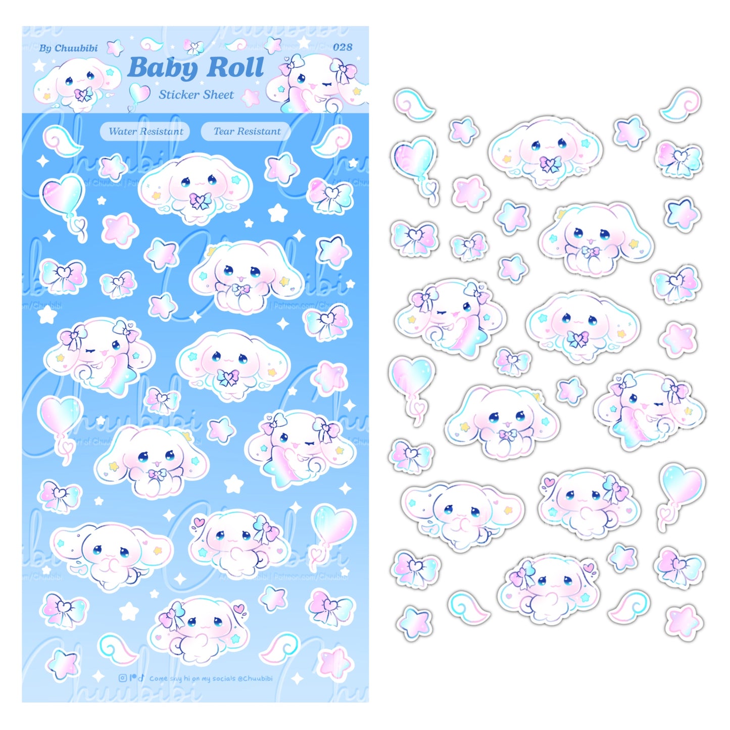 Mini Cinnamoroll Sticker Sheet