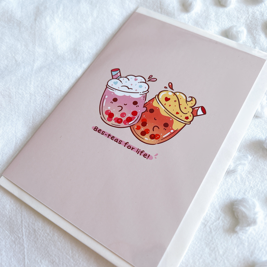 Bes-Teas Greeting Card