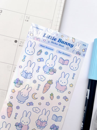 Little Pastel Bunny Sticker Sheet