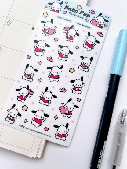 Baby Pup Sticker Sheet