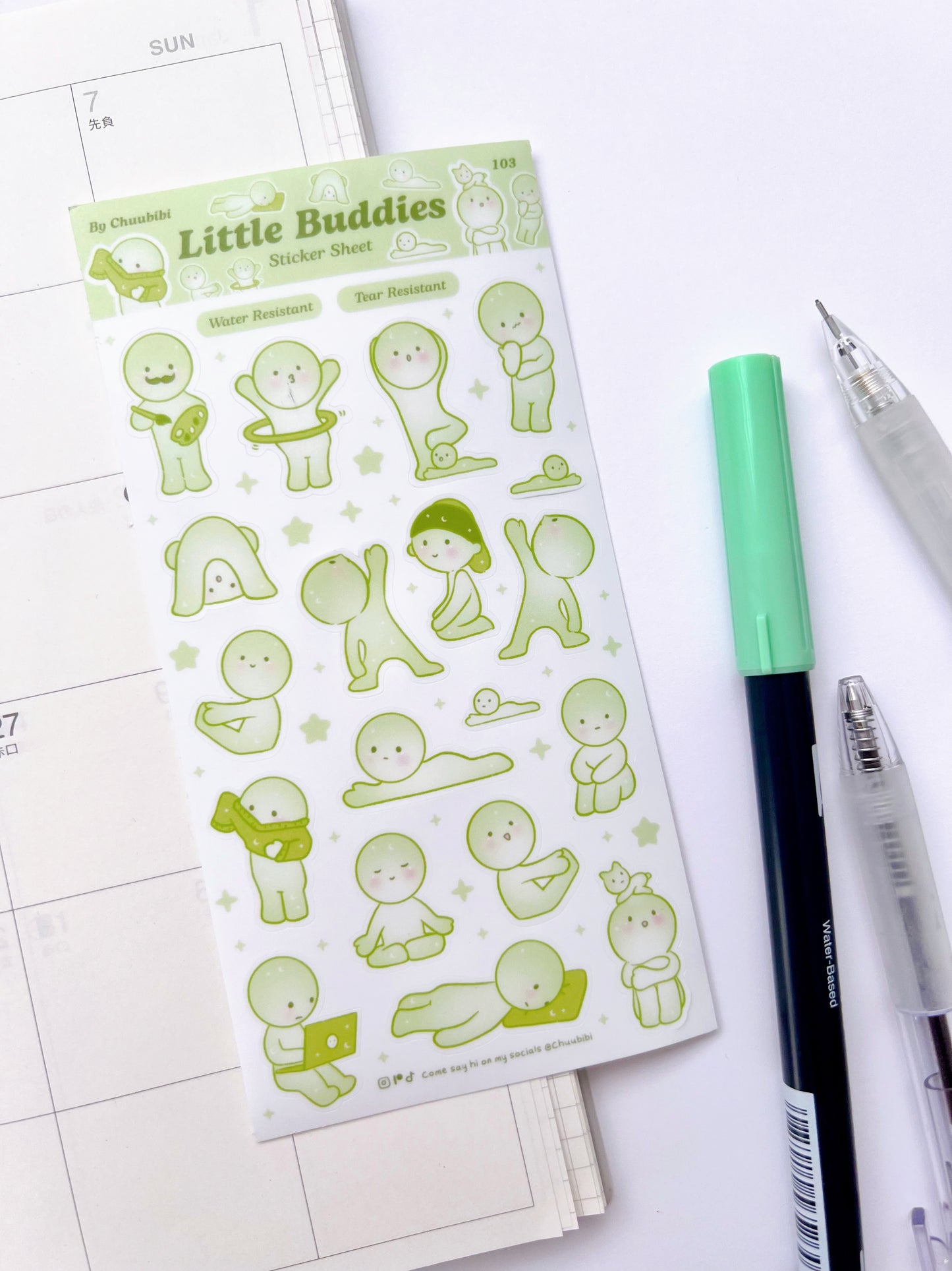 Little Buddies Sticker Sheet