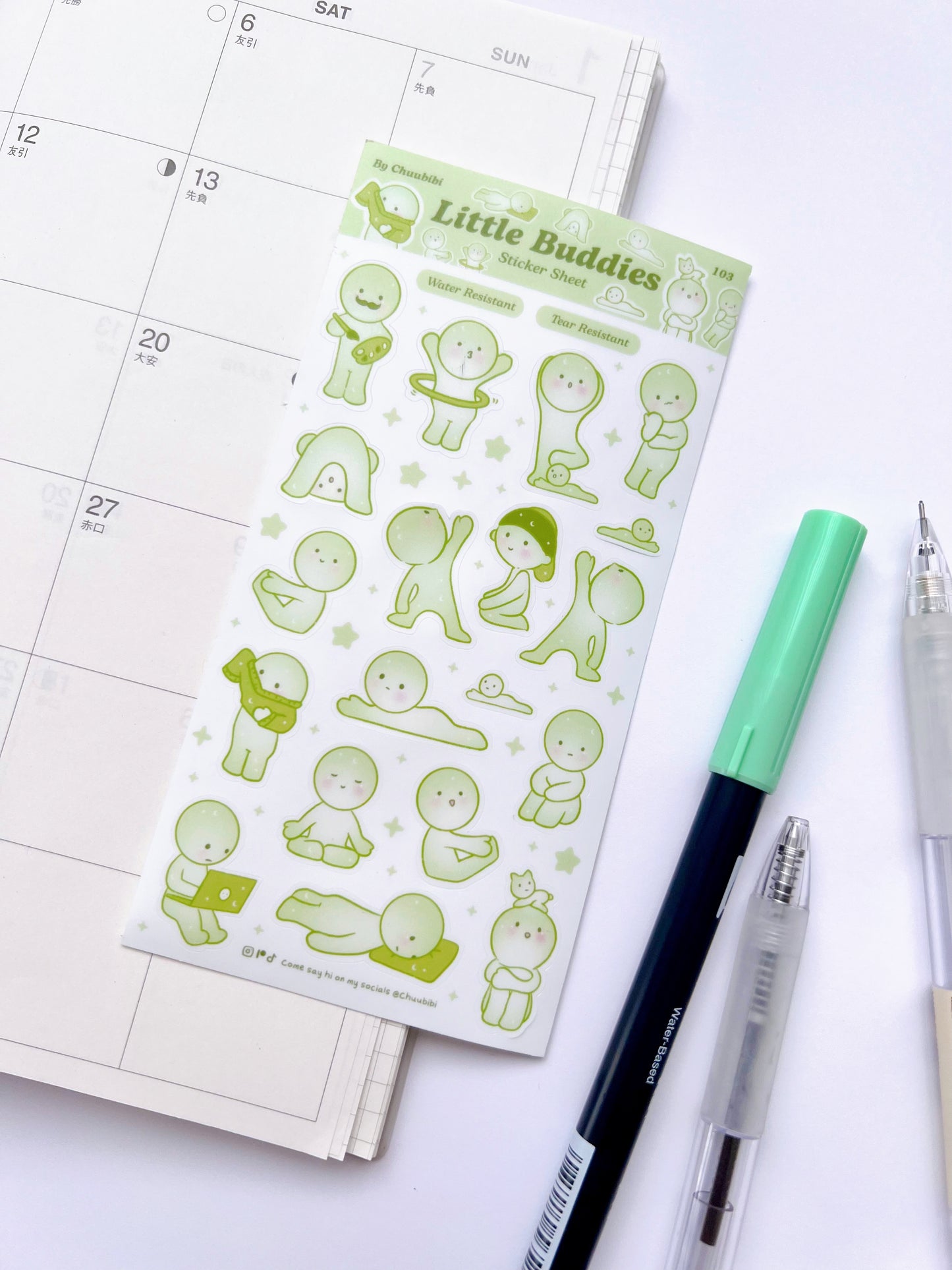 Little Buddies Sticker Sheet