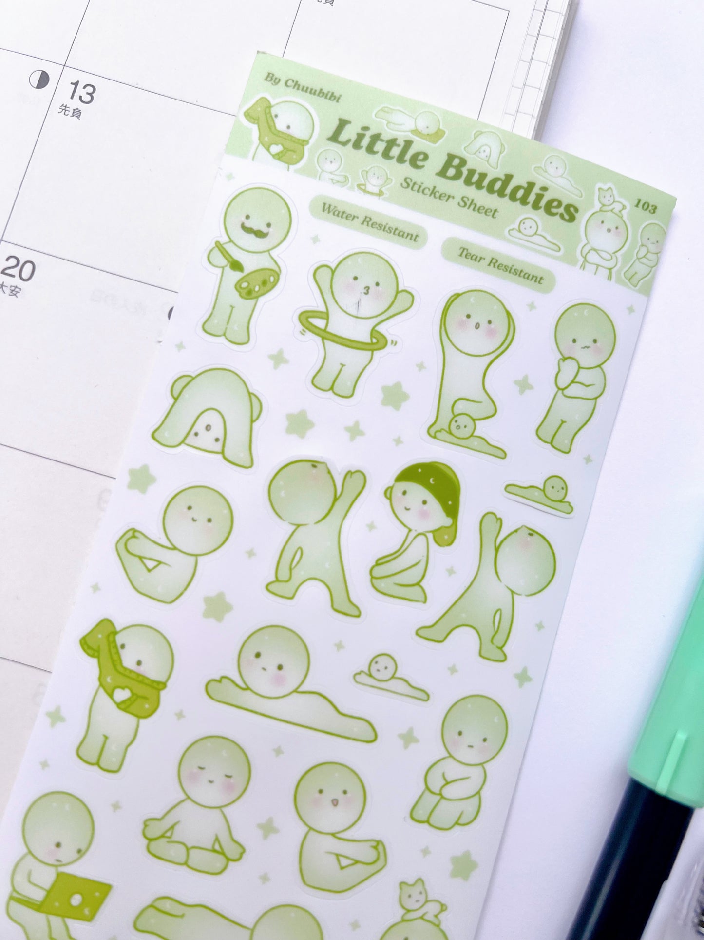 Little Buddies Sticker Sheet