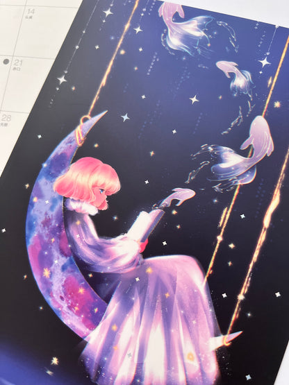Whispers of the Tide Holographic Art Print