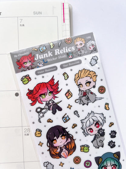 Junk Relics Sticker Sheet