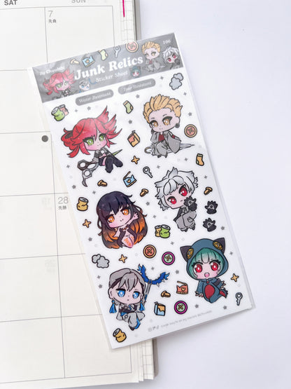 Junk Relics Sticker Sheet
