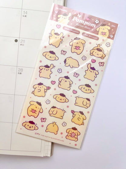 Pompom Sticker Sheet