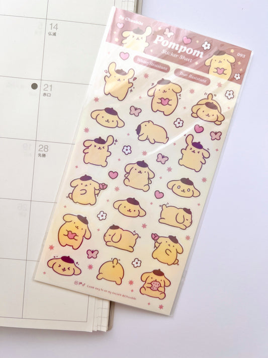 Pompom Sticker Sheet