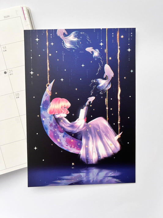 Whispers of the Tide Holographic Art Print