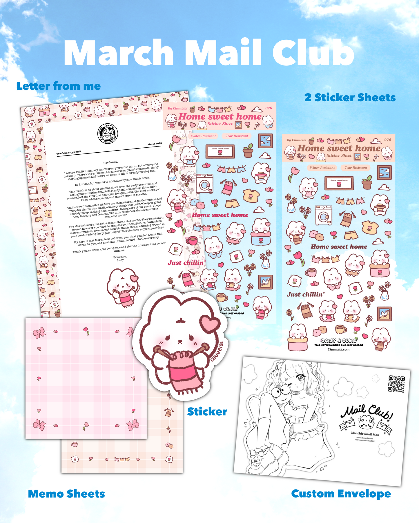 Mail Club: Monthly Snail mail