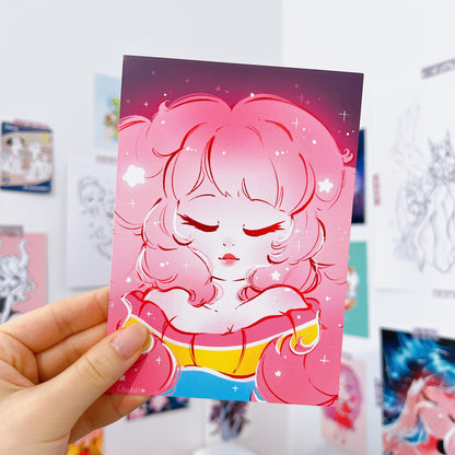 Rose Quartz Art Print