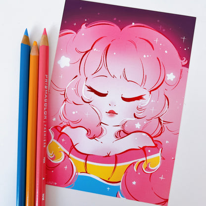 Rose Quartz Art Print