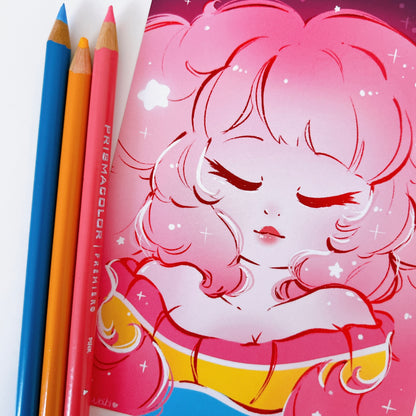 Rose Quartz Art Print