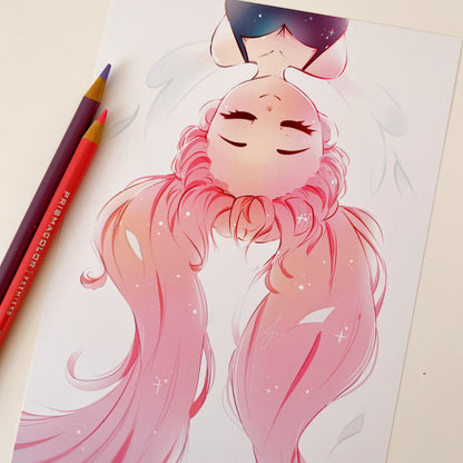 Falling Angel Art Print