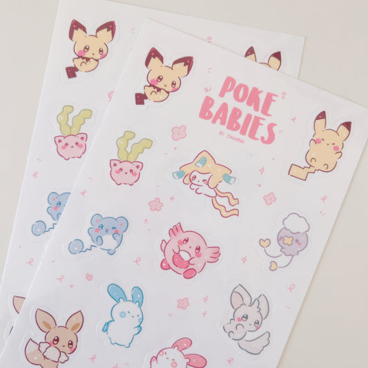 Poke Babies Sticker Sheet