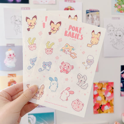 Poke Babies Sticker Sheet