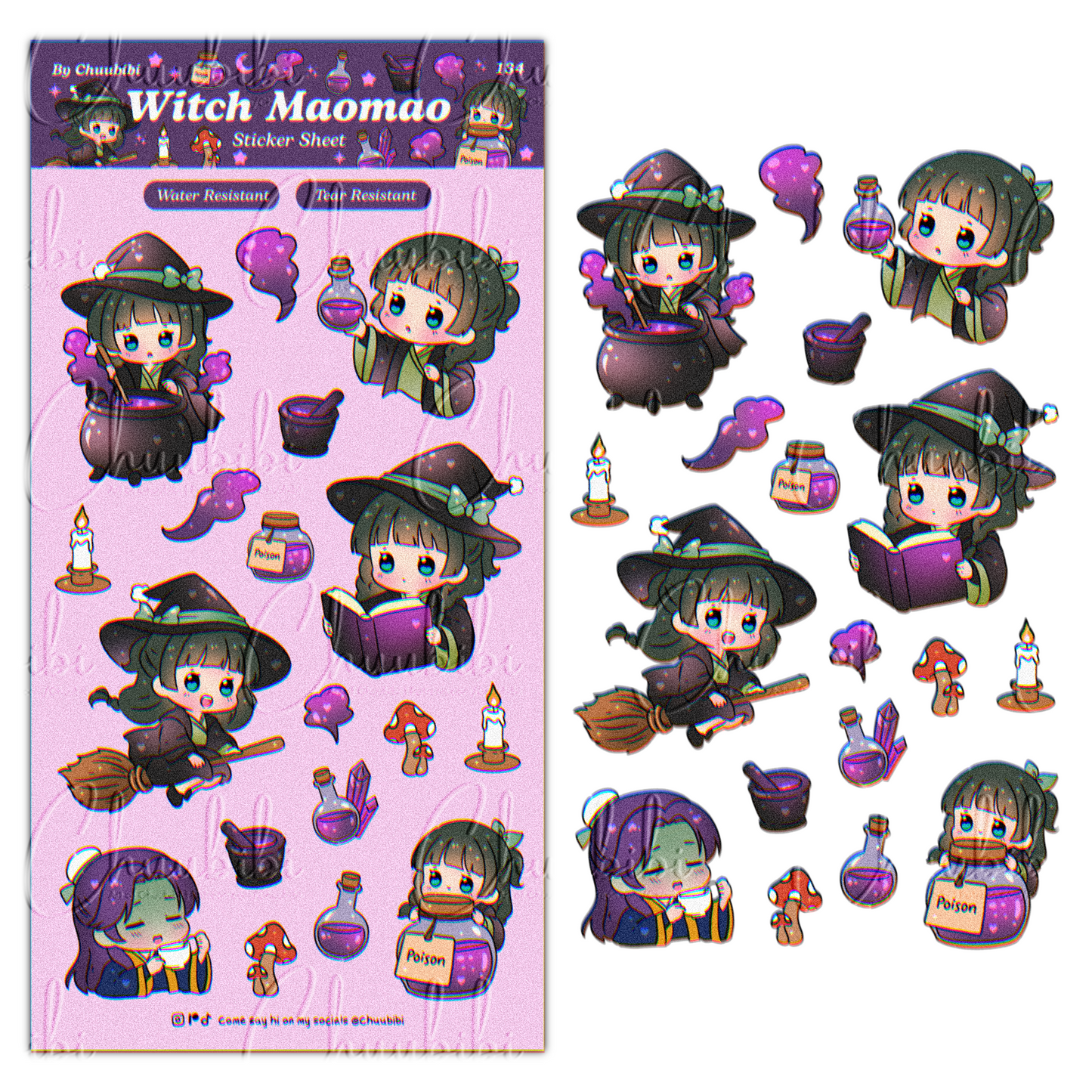 Witch Maomao Sticker Sheet