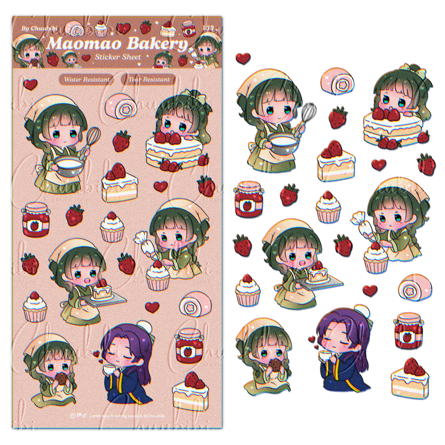 Maomao Bakery Sticker Sheet