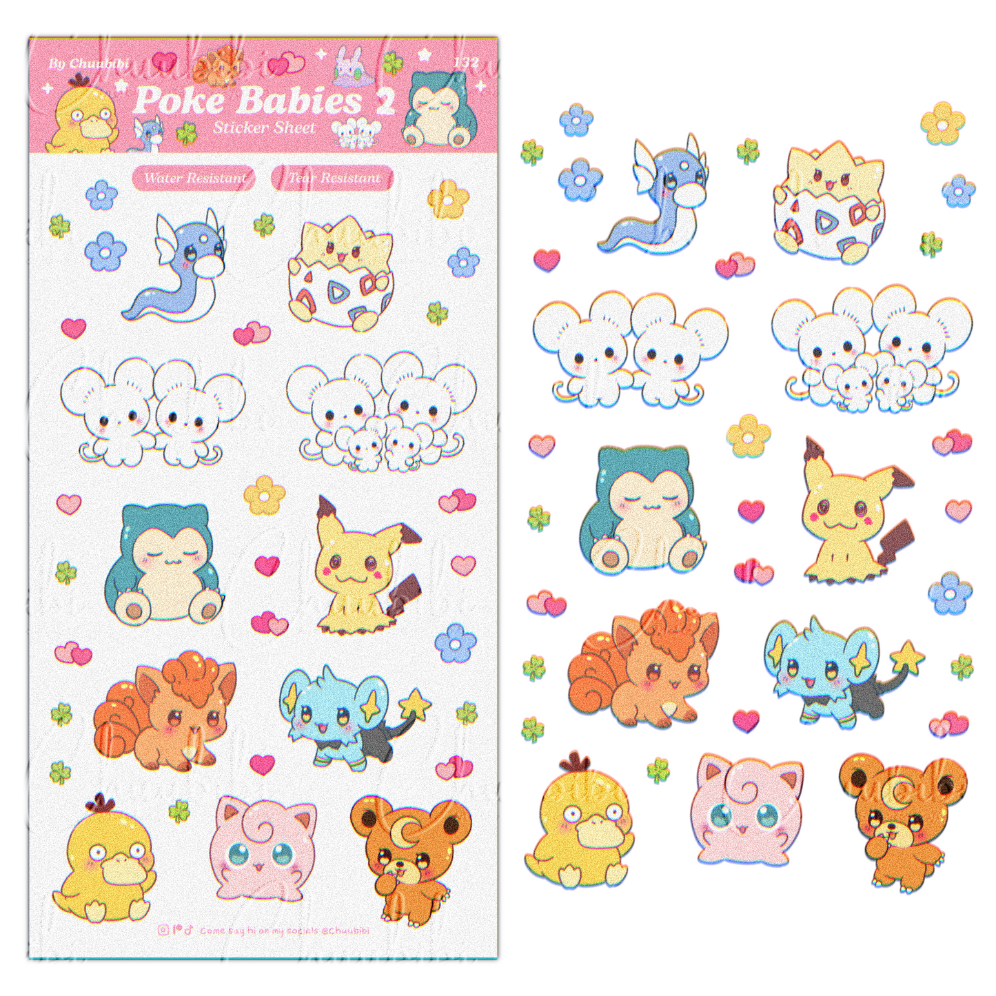 Poke Babies 2 Sticker Sheet