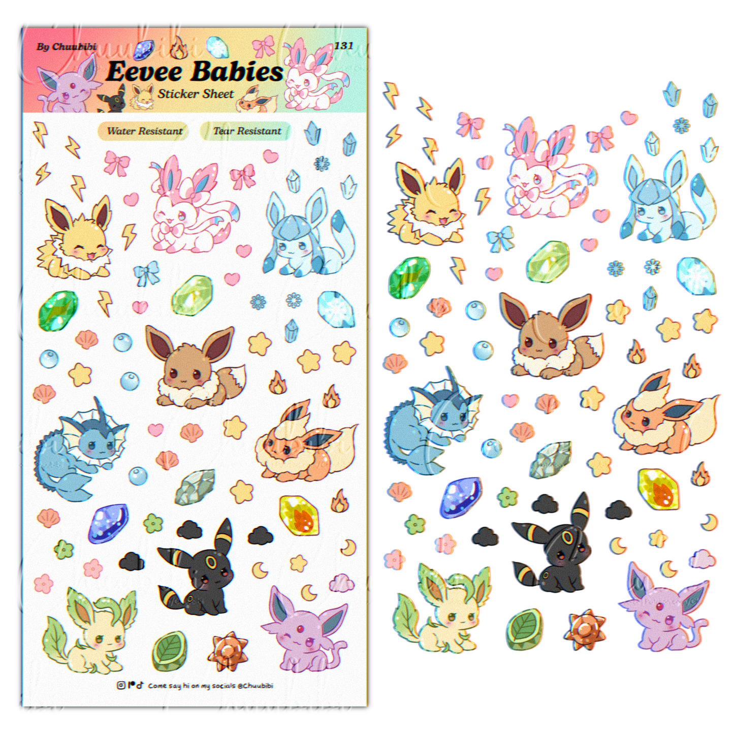 Evolution Babies Sticker Sheet