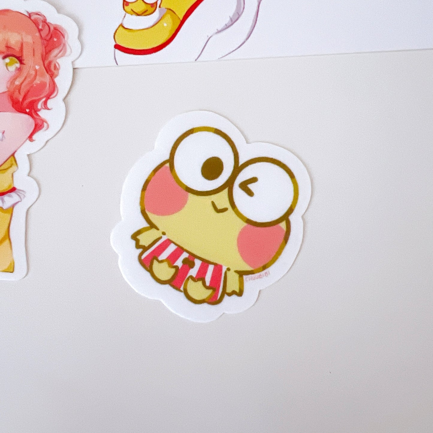 Frog Vinyl Sticker
