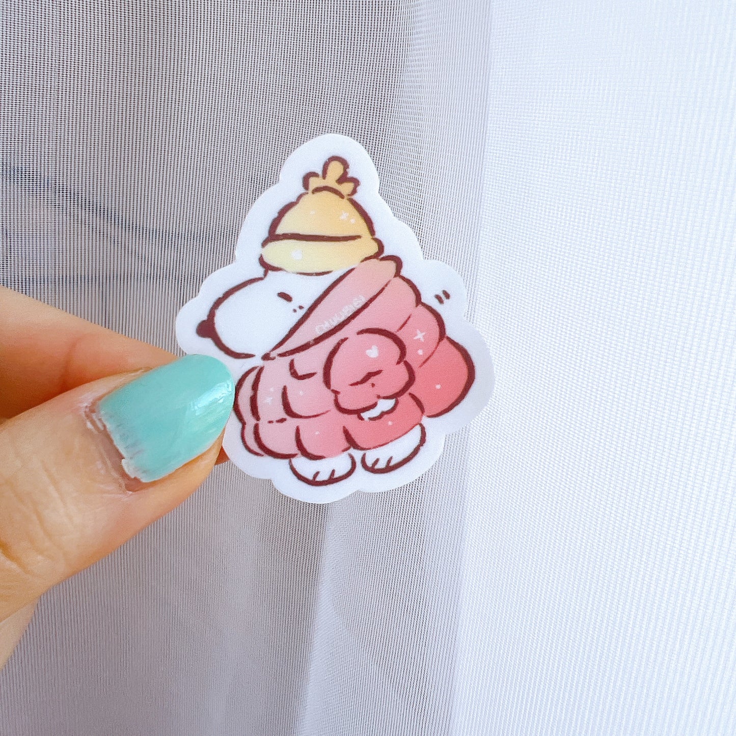 Winter Snoop Vinyl Sticker