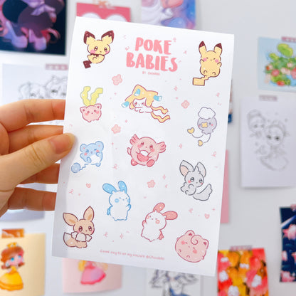 Poke Babies Sticker Sheet