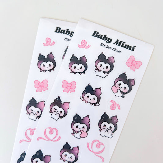 Baby Mimi Sticker Sheet