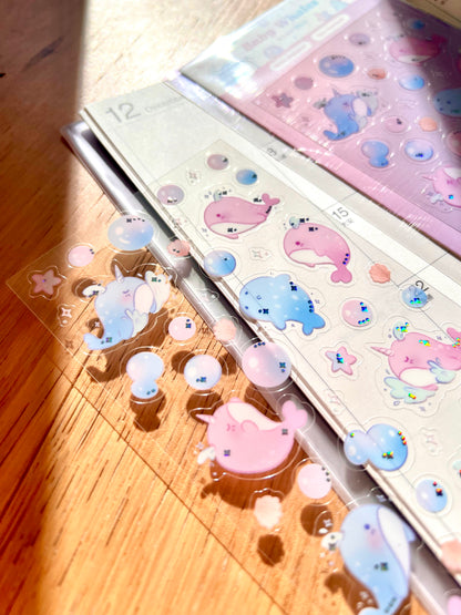 Baby Whales Sticker Sheet