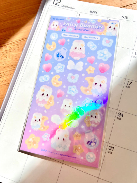 Fairy Bunnies Sticker Sheet