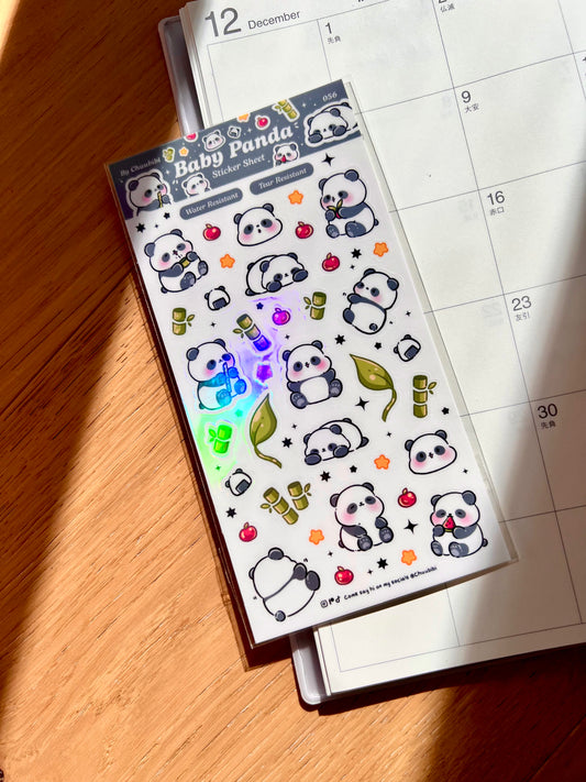 Baby Panda Sticker Sheet