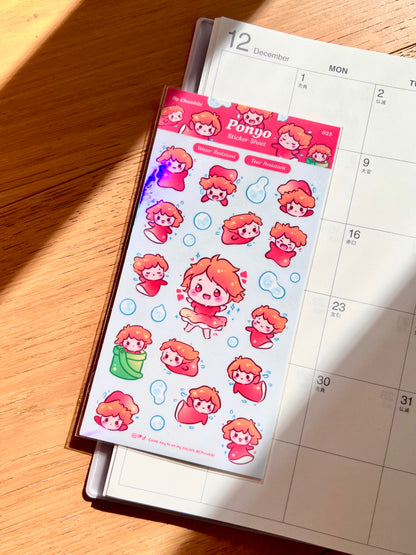 Ponyo Sticker Sheet