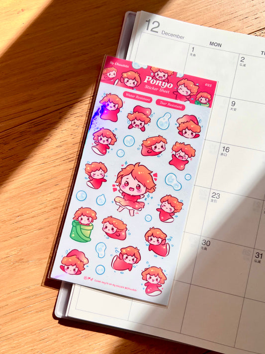 Ponyo Sticker Sheet