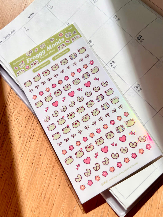 Froggy Mood Sticker Sheet