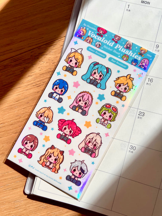 Voca Plushies Sticker Sheet