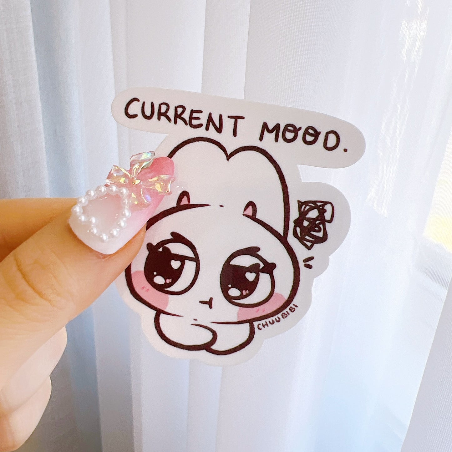 Current Mood Vinyl Sticker
