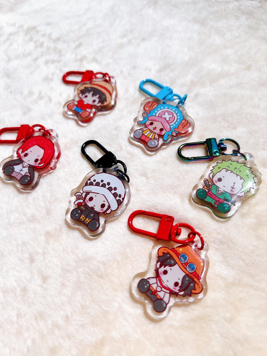 Pirate Plushies Acrylic Charm