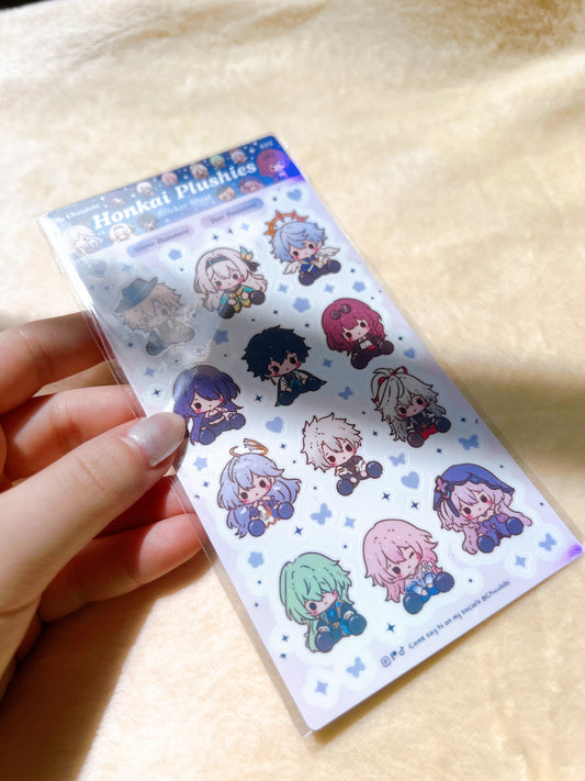 HSR Plushies Sticker Sheet