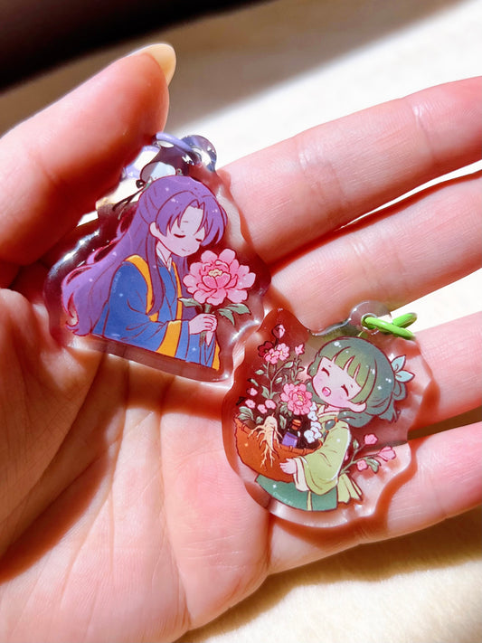 Maomao and Jinshi Acrylic Charm