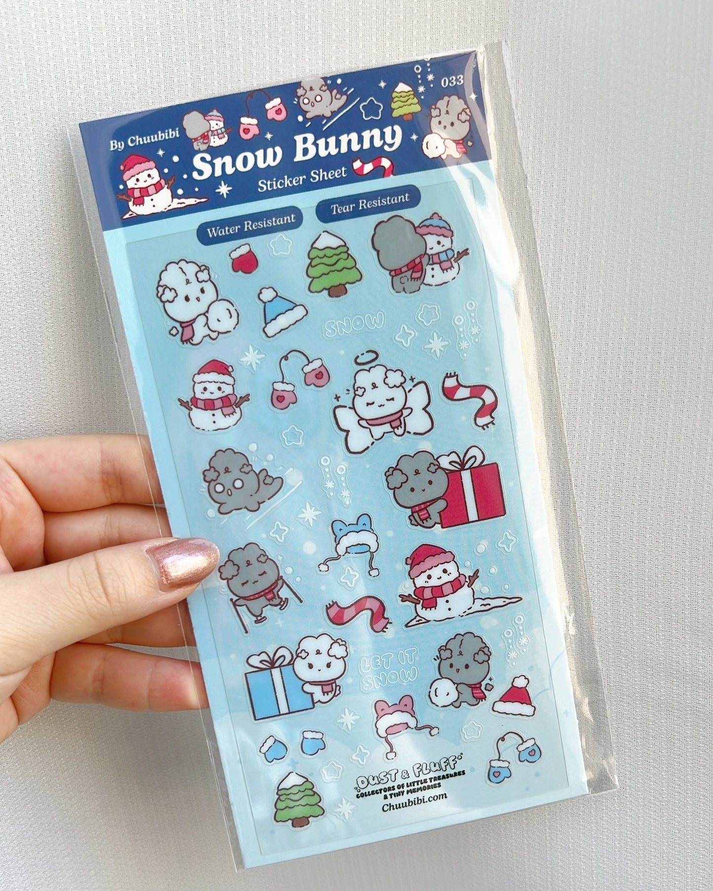 Snow Bunnies Sticker Sheet