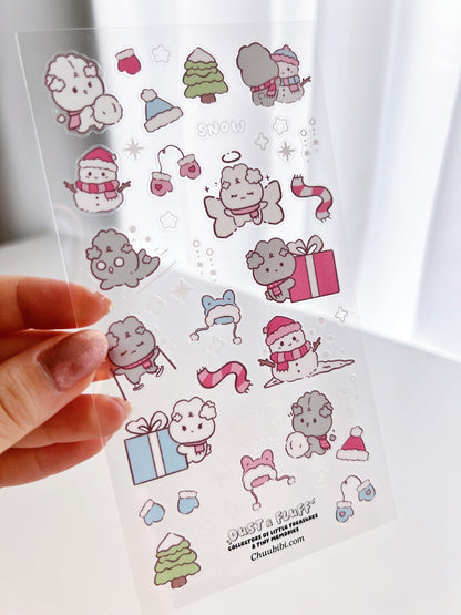Snow Bunnies Sticker Sheet