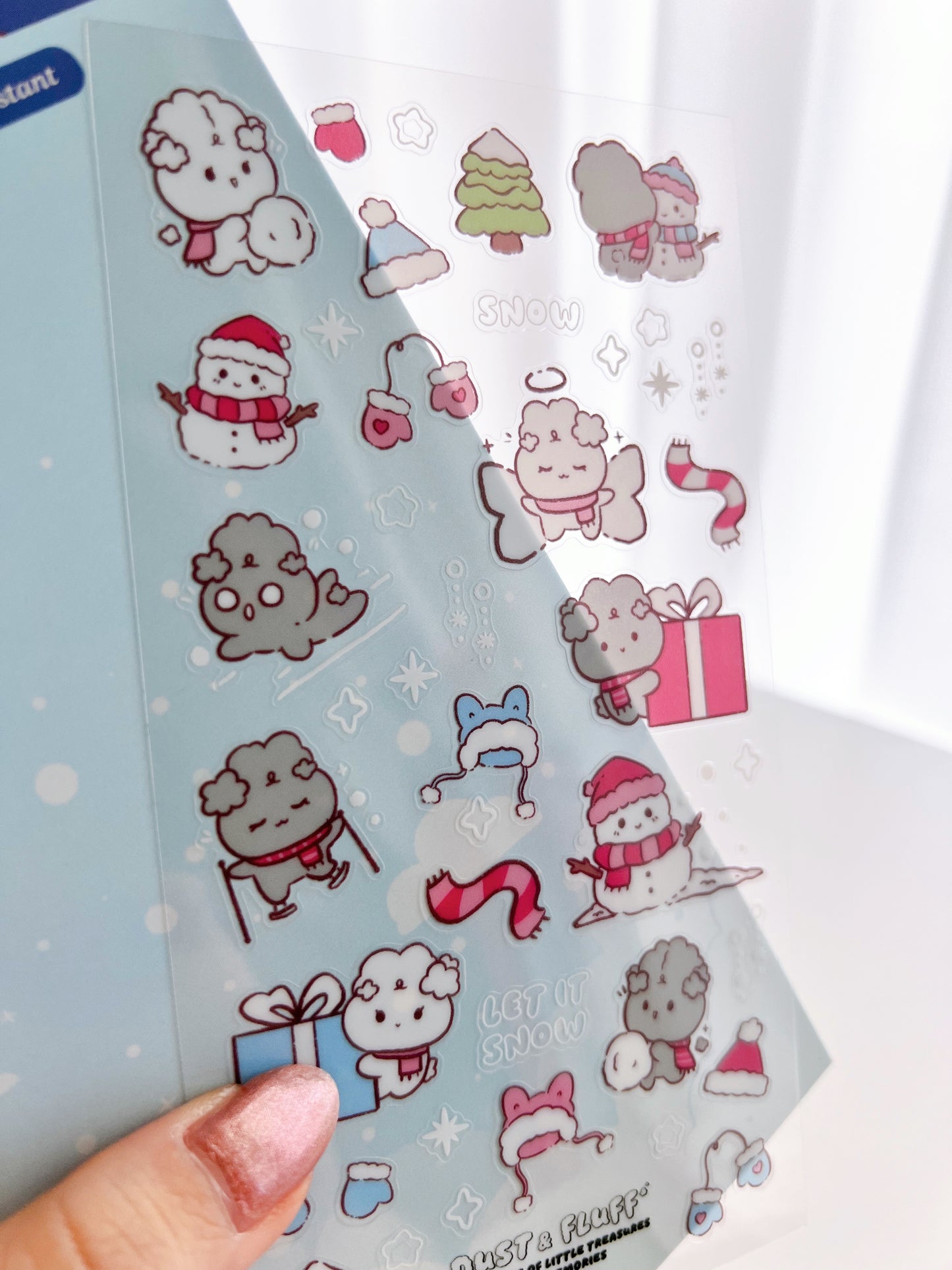 Snow Bunnies Sticker Sheet
