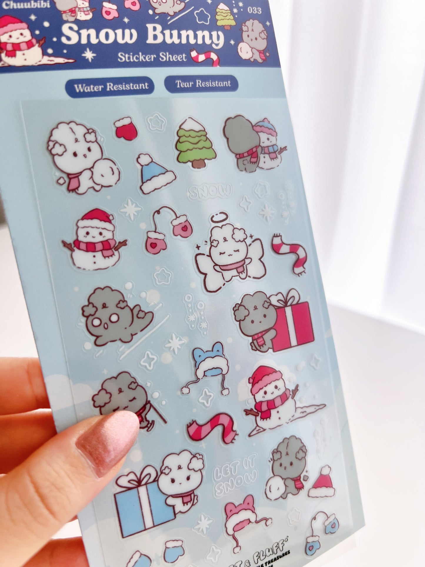 Snow Bunnies Sticker Sheet