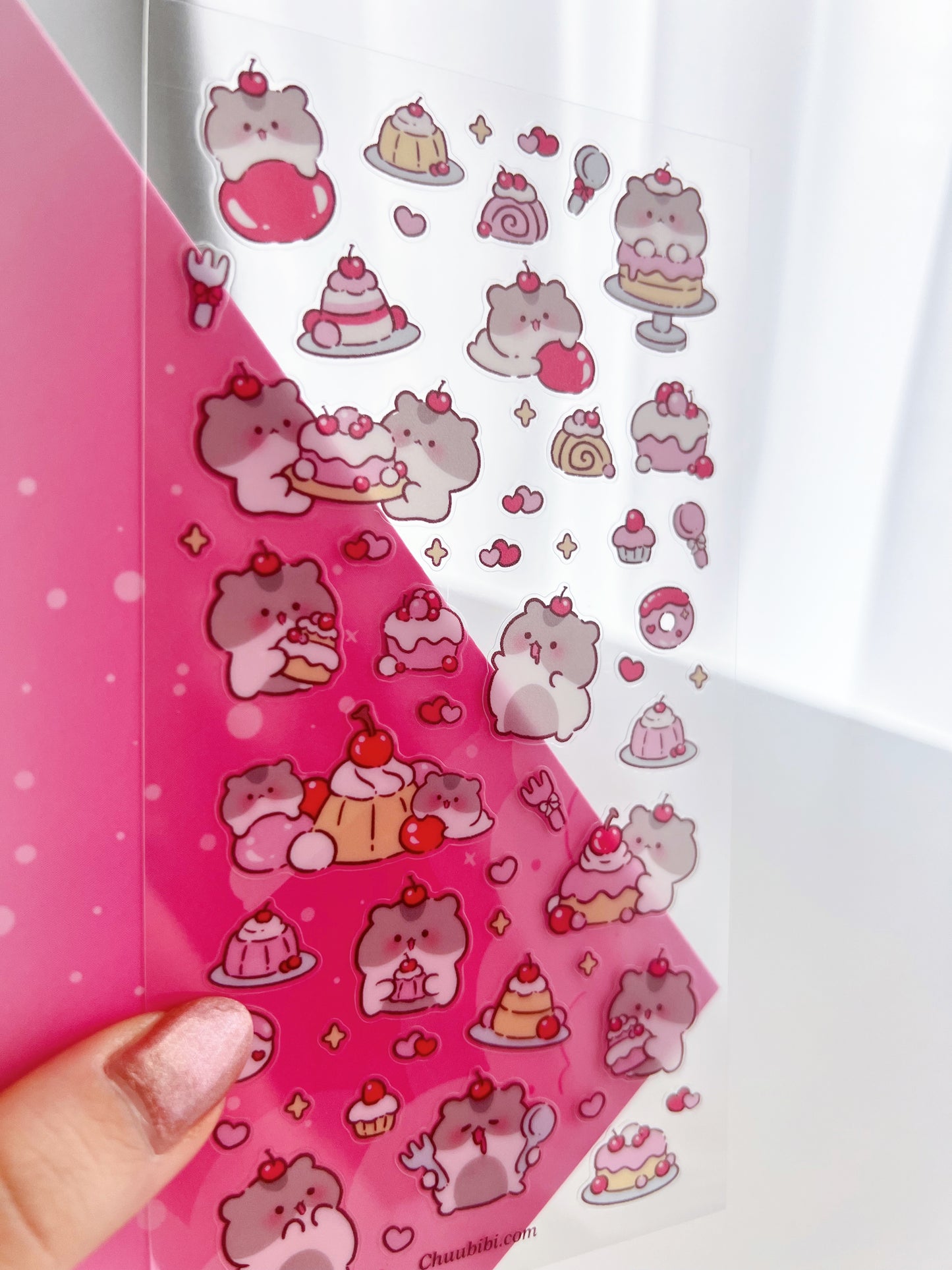 Sweet Hamster Sticker Sheet