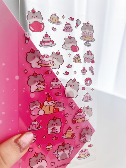 Sweet Hamster Sticker Sheet